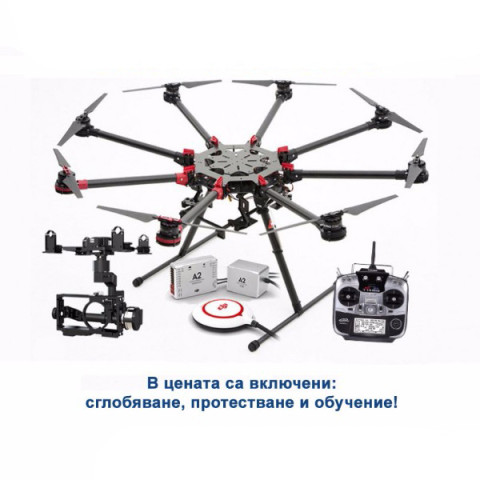 DJI Spreading Wings S1000+ OKTO - A2 + Z15 (N7/GH3/GH4/BMPCC) +FUTABA T14SG 2.4GHz