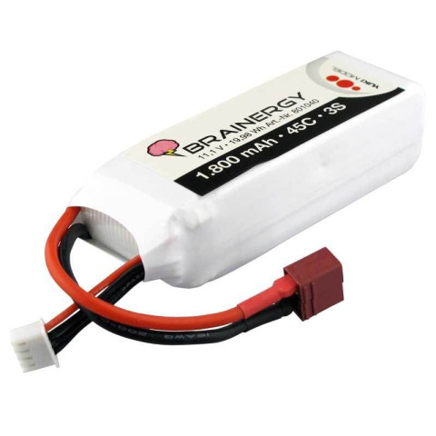 LiPo батерия 3s 11,1V 1800 mAh 45C  за видеоочила за пилотиране