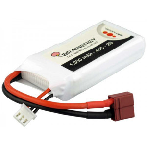 LiPo батерия 2S  7,4V 1350 mAh 45C за видeочила за пилотиране